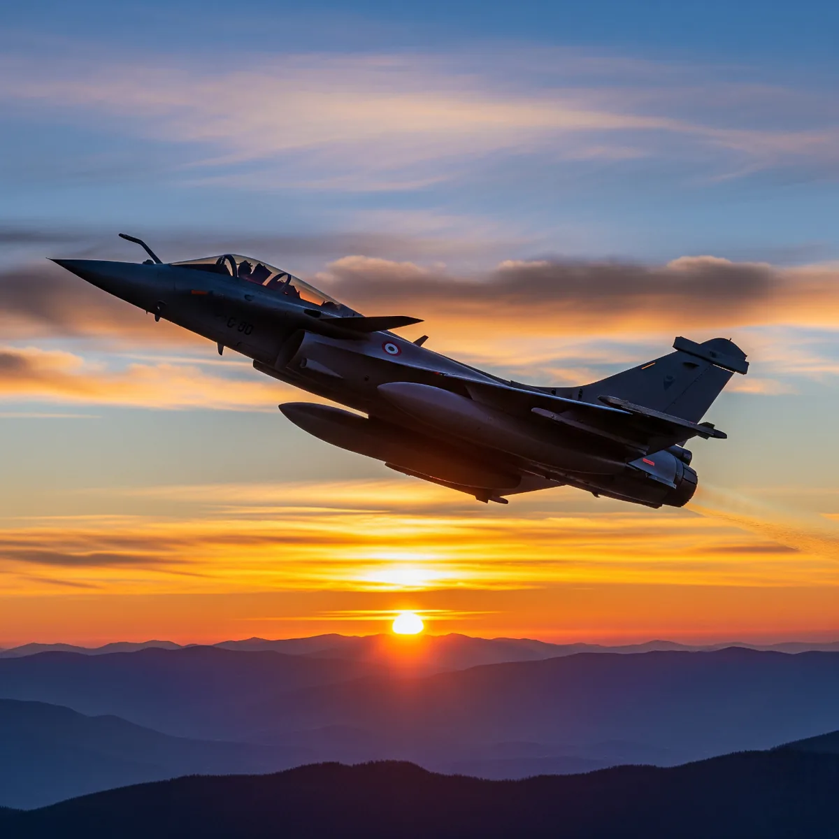 Fighter jet representing aerospace and defense surface finishing