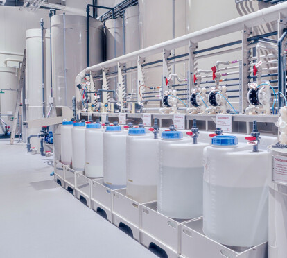 Plating chemistry dosing and process support